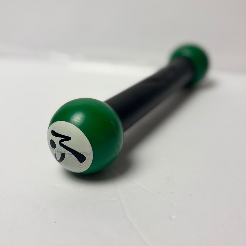 Zumba Toning Stick Single Green Black Weighted Maraca Hand‎ Weight 10 Inch